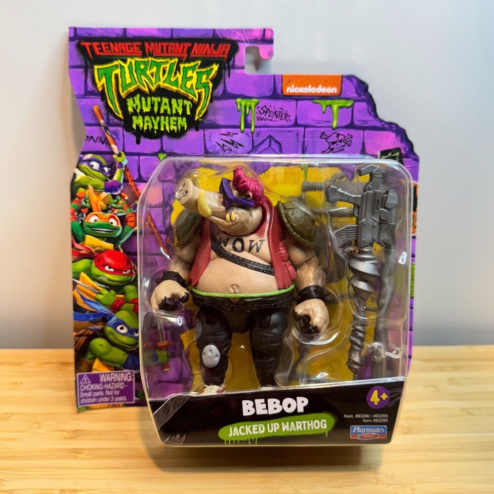 TMNT Mutant Mayhem Bebop Jacked Up Warthog Action Figure Playmates 2023 NIP